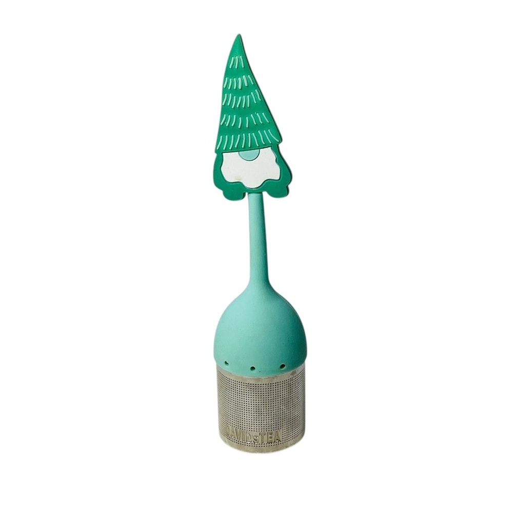🍄 David’s Tea Green Gnome Tea Infuser - Picture 3 of 5